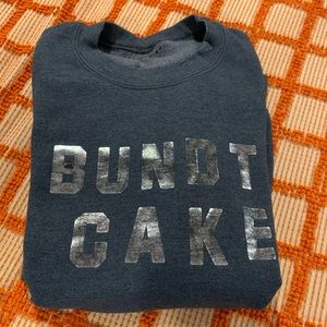 Katie Kimmel Medium Bundt Cake Sweatshirt Navy